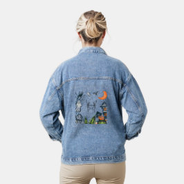 Griezelige feest Frame t-shirt Denim Jacket