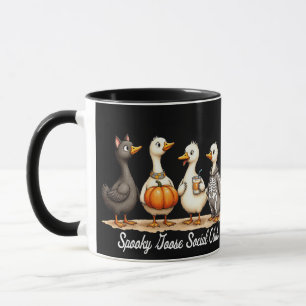 Griezelige Gans Halloween Mooie Dieren Ontwerp Mok