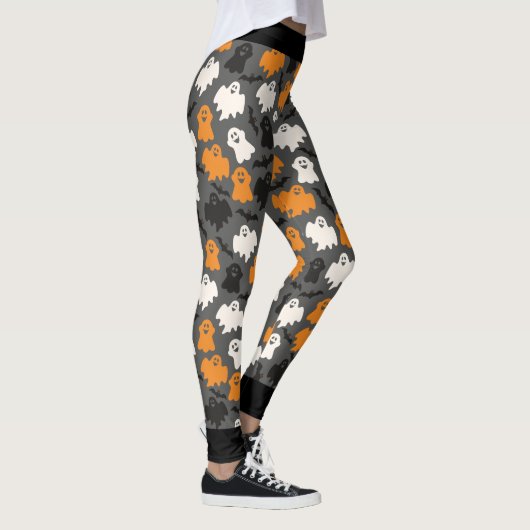 Griezelige Geest Halloween Leggings (Rechts)