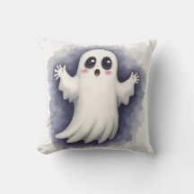 Griezelige Geest Halloween Worp Kussen