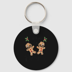 Griezelige gemberkoekjes voor Krampus Kerstmis Got Sleutelhanger