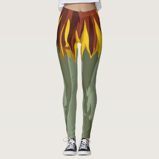 Griezelige gotische cheerleader kunst leggings