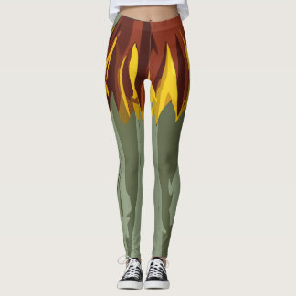 Griezelige gotische cheerleader kunst leggings