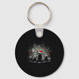 Griezelige gotische kerst Axolotl esthetiek Horror Sleutelhanger