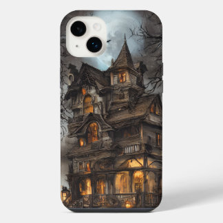 Griezelige Halloween-achtergrond iPhone-hoesjes