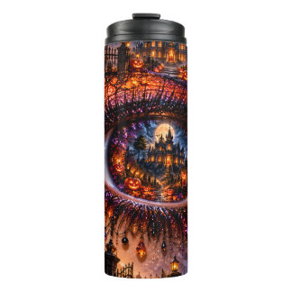 Griezelige Halloween Fantasy Eye Tumbler Thermosbeker