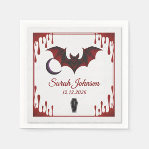 Griezelige Halloween-feestservetten 3-laags Scha Servet