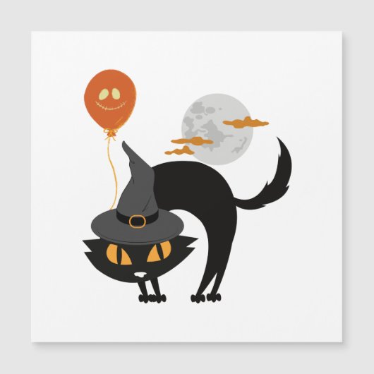 Griezelige Halloween Kat          (Voorkant)