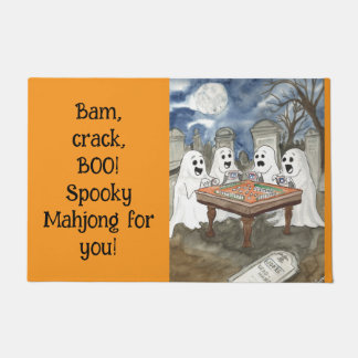 griezelige Halloween Mah Jong Deurmat
