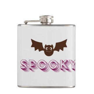 Griezelige Halloween [Ontwerpnaam] Douane Hipfles  Heupfles