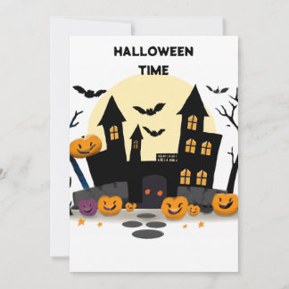 Griezelige Halloween uitnodiging