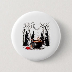 Griezelige Hek Halloween Anti-trump Feministische Ronde Button 5,7 Cm
