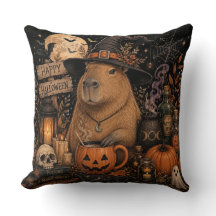 Griezelige Heksen Capybara Halloween