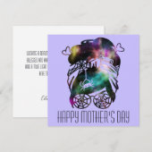 Griezelige Heksen Moederdag Griezige Moeder Feestdagenkaart (Voorkant / Achterkant)