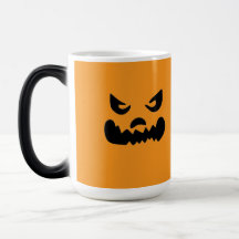 Griezelige herfst koffiekop, klassiek Halloween-ca
