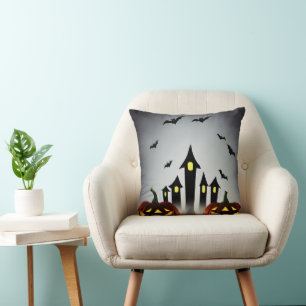 Griezelige Jack o' Lantern Halloween Decoratie Kussen