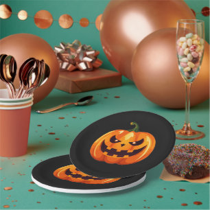 Griezelige Jack-o'-Lantern Pompoen Halloween Bord