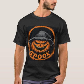 Griezelige Jack-O'-Lantern Pompoen T-shirt