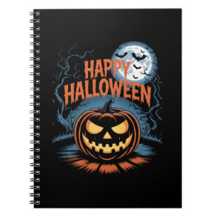 Griezelige Jack O'Lantern Halloween Notitieboek