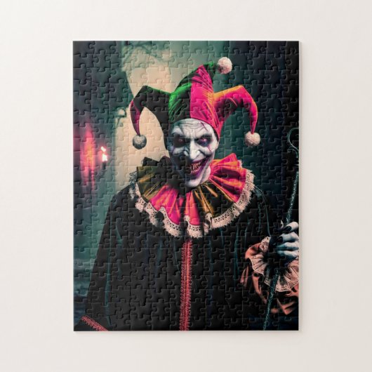 Griezelige Jester Legpuzzel (Verticaal)