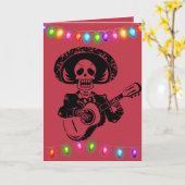 GRIEZELIGE KERSTKAARTEN IN GOTISCHE STIJL KAART (Gele Bloem)