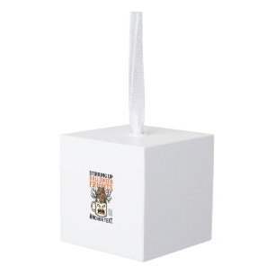 Griezelige Koffie Halloween Geheime Mok Grafisch S Kubus Ornament