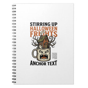 Griezelige Koffie Halloween Geheime Mok Grafisch S Notitieboek
