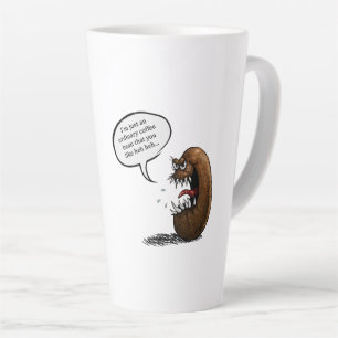 Griezelige koffieboon latte mok
