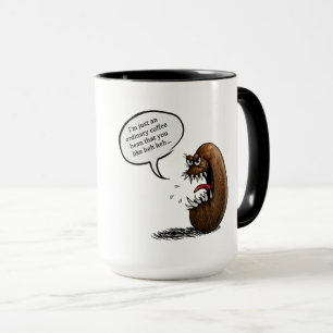 Griezelige koffieboon mok