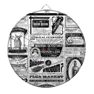 griezelige krant dartbord