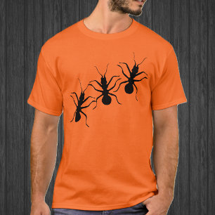 Griezelige Kruipende Zwarte Mieren Insecten T-shirt