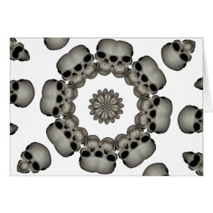 Griezelige Menselijke Schedel Mandala