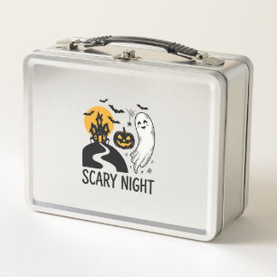 Griezelige Nacht Halloween Spokenhuis Spook Ontwer