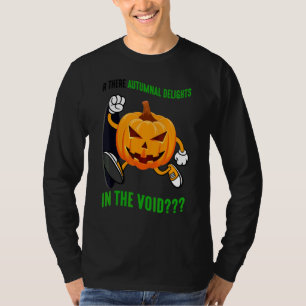 Griezelige Pompoen Herfst Plezier Halloween T-shirt