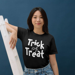 Griezelige pompoen jack-o-lantern Halloween Famili T-shirt