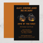 Griezelige Pompoenen Eet, Drink en Wees Eng Hallow (Voorkant / Achterkant)