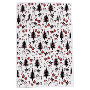 Griezelige schedel spook en vampier kat medium cadeauzakje