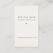 griezelige  schedel visitekaartje (Achterkant)