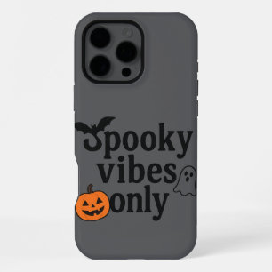 Griezelige Sfeer Alleen 🎃 Halloween Sticker Ont iPhone 16 Pro Max Hoesje