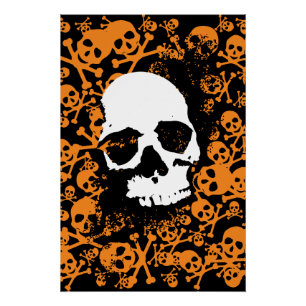Griezelige symmetrie: een levendig scala aan kleur perfect poster