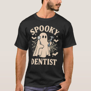 Griezelige Tandarts Kostuum Halloween Geest Tandhe T-shirt