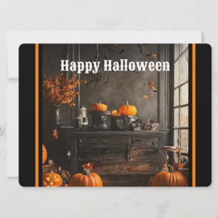 Griezelige Thuis Halloween Collectie Feestdagenkaart