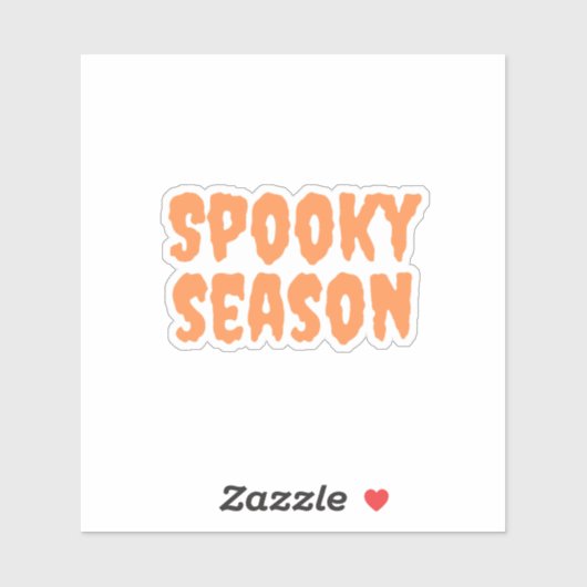 Griezelige tijd van het jaar sticker (Vel)