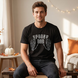 Griezelige Vader Vintage Skelet Halloween T-shirt