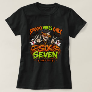 Griezelige Vibes Alleen Halloween T-shirt, Coole S T-shirt