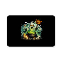Griezelige Vleermuis Pompoen Sticker – Schattig en