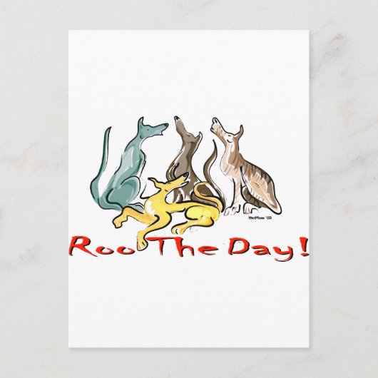 griezelroos briefkaart (Voorkant)