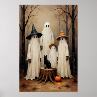 Griezels Gezins Vintage Halloween Poster