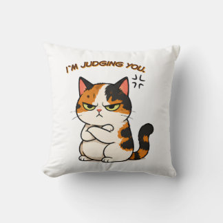 Griezige Schotse Kat - Ik oordeel over je Kussen