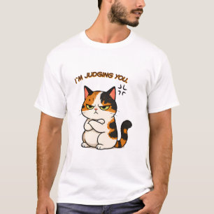 Griezige Schotse Kat - Ik oordeel over je T-shirt